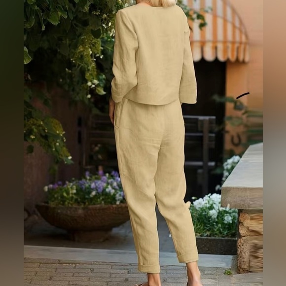 Brand new 2 piece cream outfit, size XXL (0230) - Picture 13 of 13